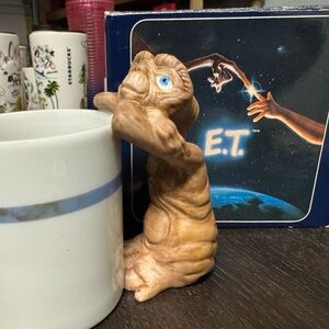 E.T. Ceramic Mug with Brown Figurine